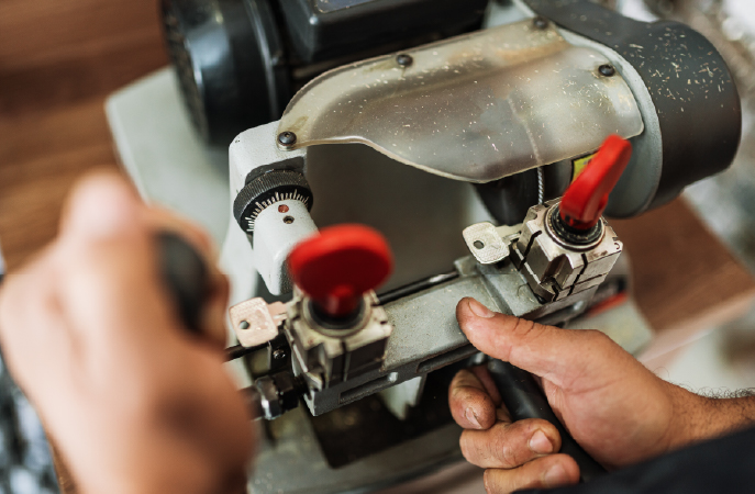 Key Duplication for a Silver House Key